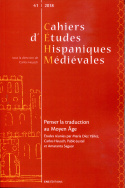 Cahiers d'études hispaniques médiévales, n°41/2018