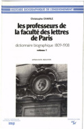 Les professeurs de la faculté des lettres de Paris
