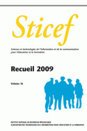 STICEF (Sciences et technologies de l'information et de la communication pour l'éducation et la formation) recueil 2009