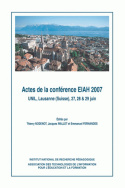 EIAH 2007 (Environnements informatiques pour l'apprentissage humain)