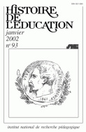 Histoire de l'éducation, n°93/2002