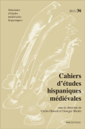 Cahiers d'études hispaniques médiévales, n°36/2013