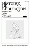 Histoire de l'éducation, n°99/2003