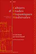 Cahiers d'études hispaniques médiévales, n°40/2017
