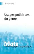 Mots. Les langages du politique, n°78/2005