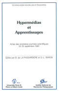 Hypermédias et apprentissages N°1
