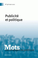 Mots. Les langages du politique, n°98/2012