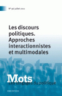 Mots. Les langages du politique, n°96/2011