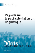 Mots. Les langages du politique, n°106/2014