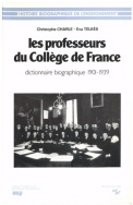 Les professeurs du Collège de France 1901/1939