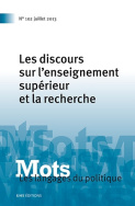 Mots. Les langages du politique, n°102/2013